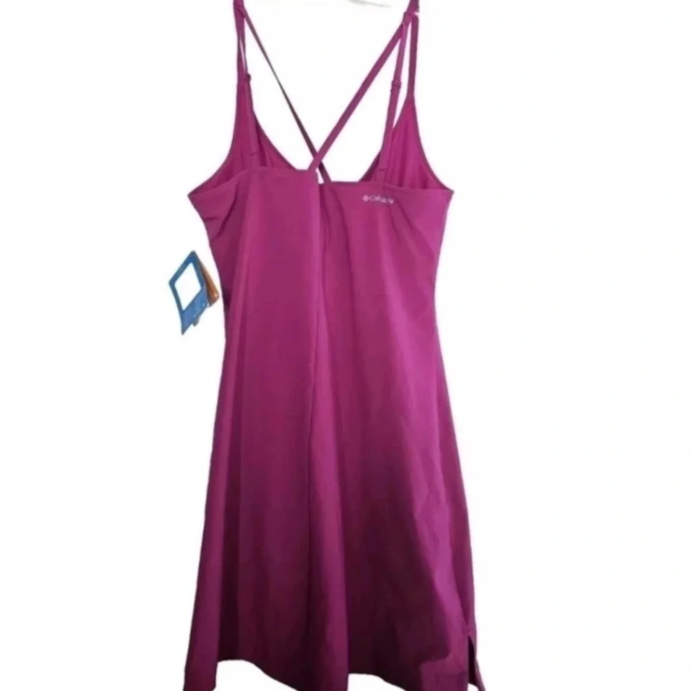 ⚡️ NWT Columbia Pleasant Creek Stretch Active Dress w/ Built in Shorts Pink XL - Picture 11 of 11